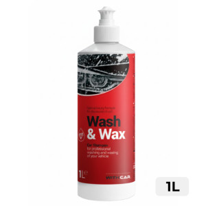 Profesjonalny szampon samochodowy WASH & WAX 1L (30 myć)
