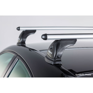 Aluminijasti strešni nosilci za Alfa Romeo Mito (2008 naprej)