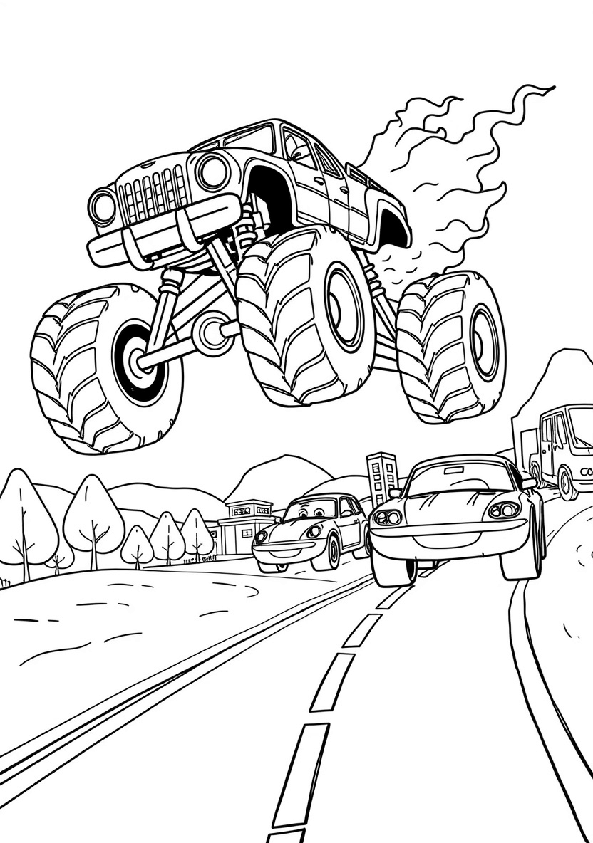 162-An_energetic_monster_track_car_launches_