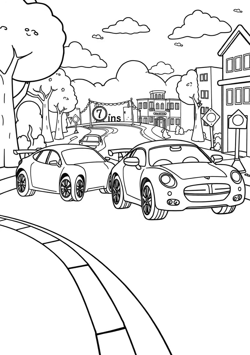 179-A_lively_scene_with_one_or_more_cars_cap