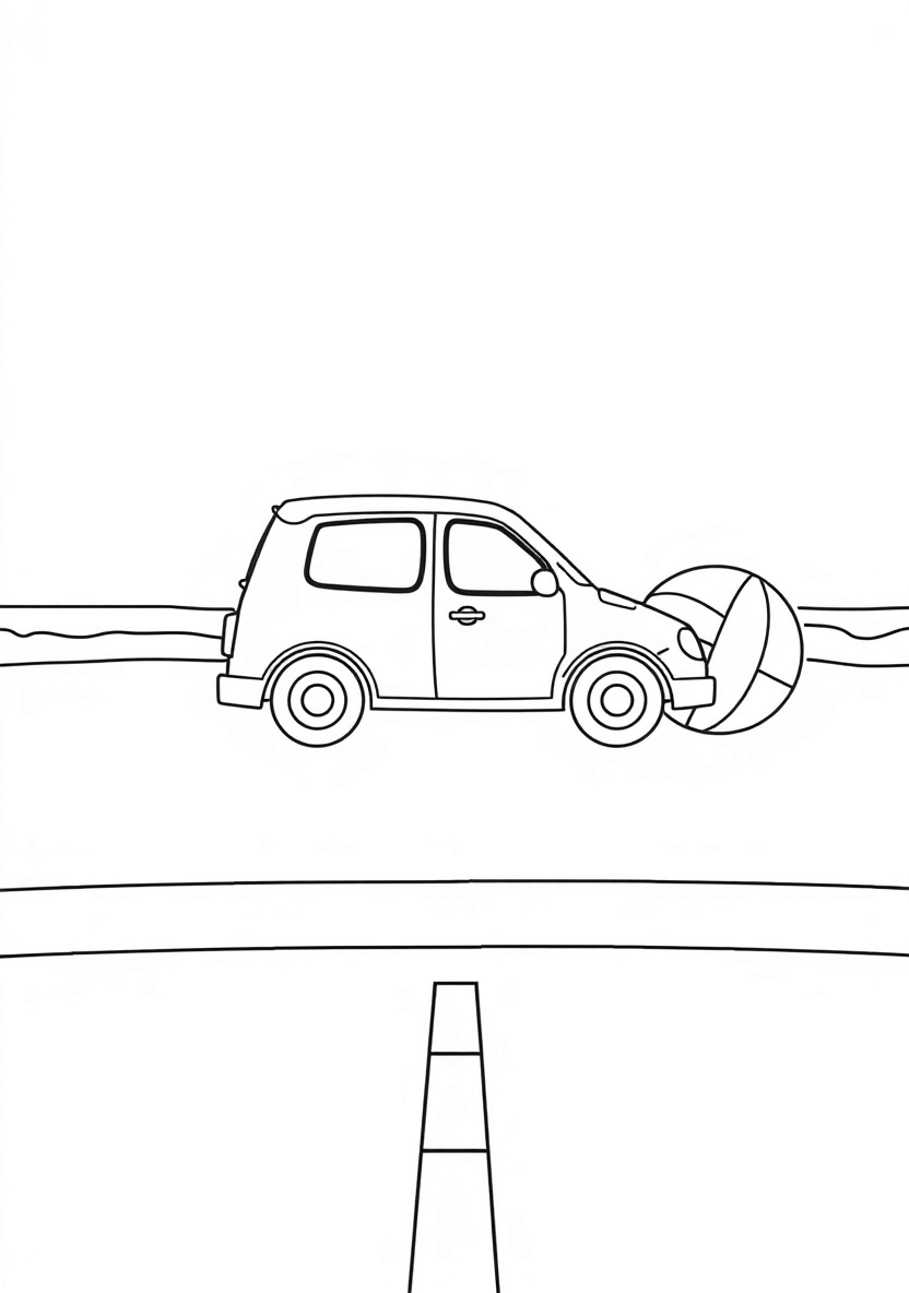 38-A_single__oversized__friendly_car_placed