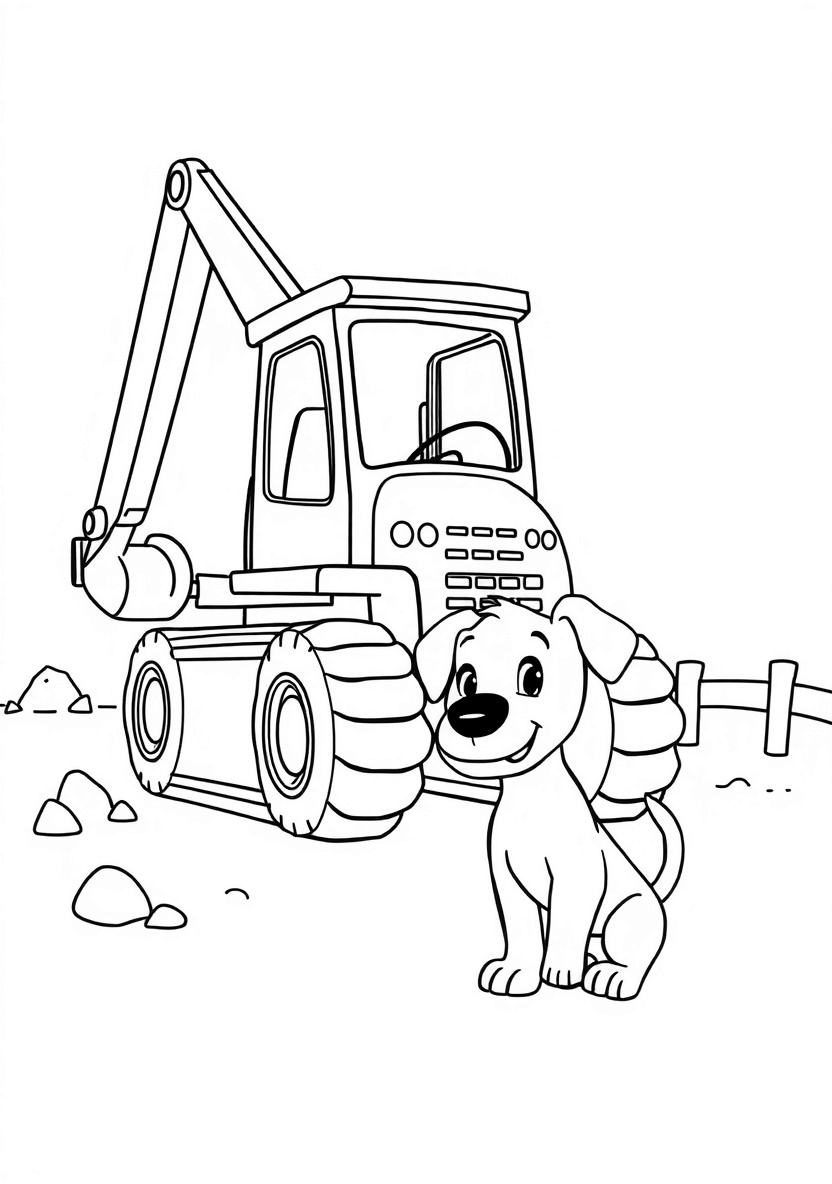 52-An_excavator_with_its_arm_raised_sits_be